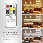 Lepro LED Strip Lights, 32.8ft Dimmable Light Strip, 3000-6000K Tunable White,600 LEDs SMD 2835 LED Tape Light for Bedroom Home Kitchen, Non-Waterproof
