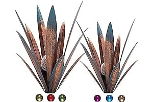 2 PCS Metal Agave Plant Decoration