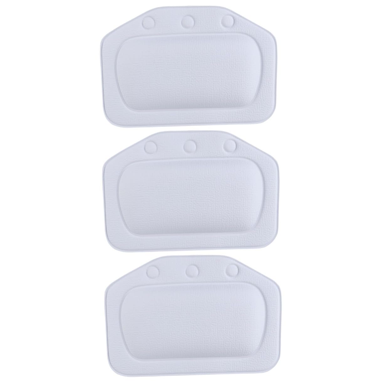Mikinona 3 Piezas reposacabezas de SPA Almohada de Cabeza de baño Almohada para bañera Almohada Inflable Almohada de SPA Almohada bañera cojín de baño Almohada de baño con ventosas