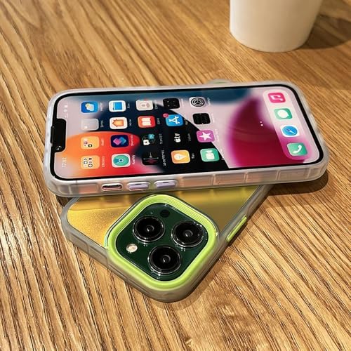 Coque iPhone 15 Pro Max antichoc de luxe mate dégradé laser vert - 2