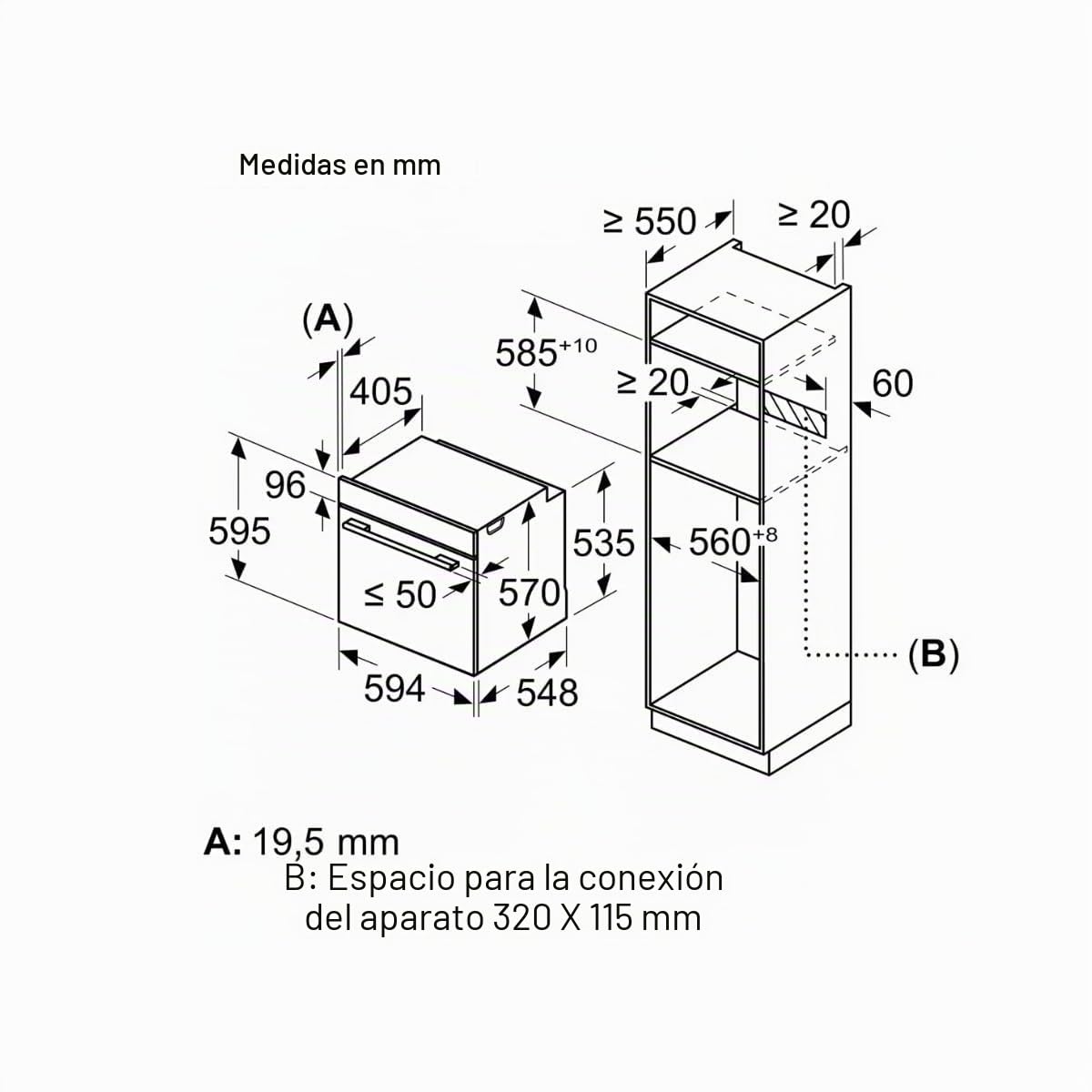 NEFF Horno pirólisis B5ACH7AN3F