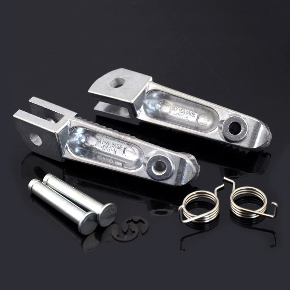 Ganci Ciechi Posteriori Per Moto Yamaha MT-07 / FZ-07 (2014-2020) – Coppia Sinistra E Destra, In Alluminio CNC Nero - 3