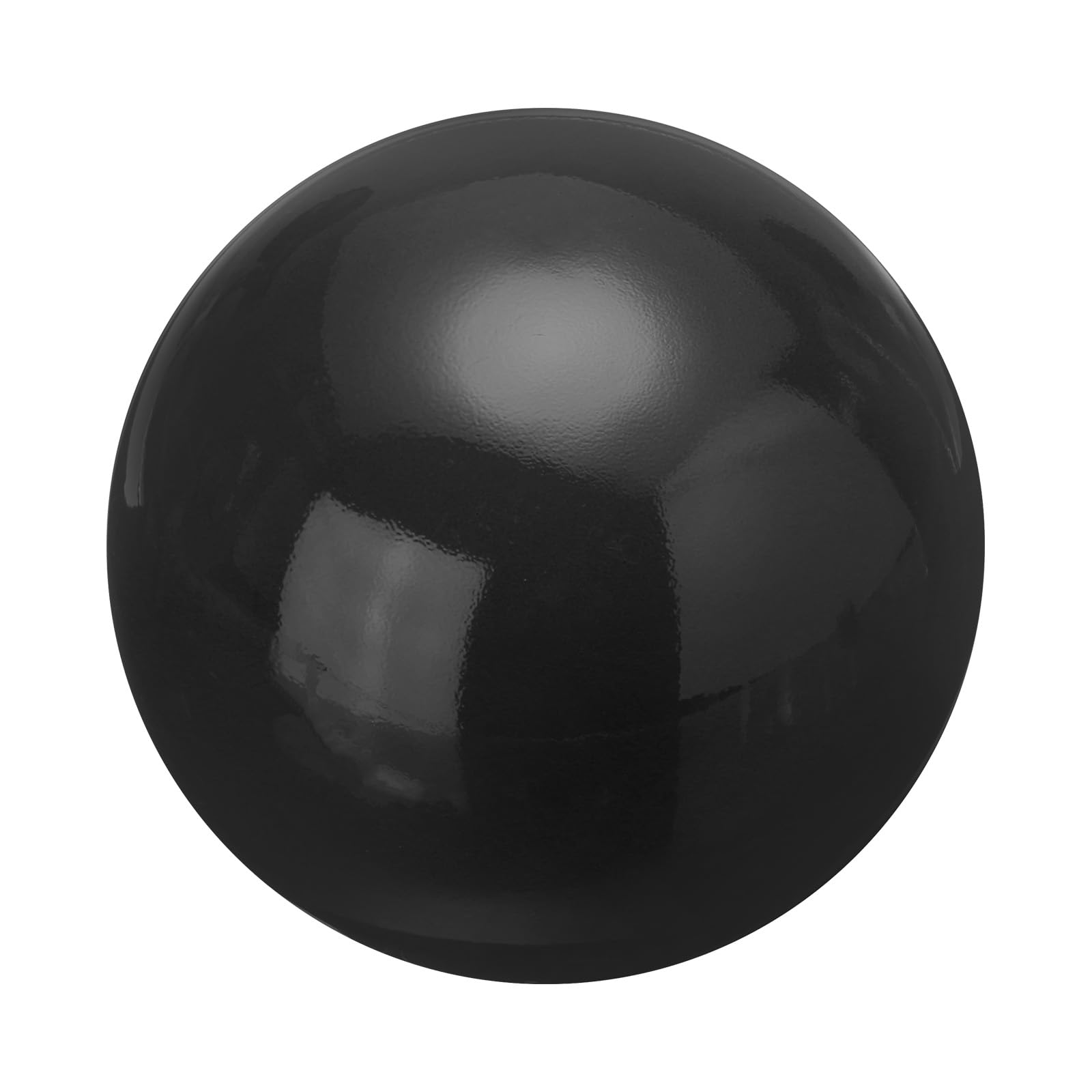 QUARKZMAN Boule de Décoration de Globe de Jardin 3,5 Pouces 90 mm Sphère Réfléchissante Polie, Boule de Jardin en Acier Inoxydable pour Décoration de Jardin à Domicile, Noir Brillant