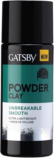 Gatsby Hair Volumizing Powder Clay – 20g | Unbreakable Smooth | Ultra Lightweight & Massive Volume | Matte Finish Hair Wax for Men | Super Strong Hold | Quick & Easy Hair Styling