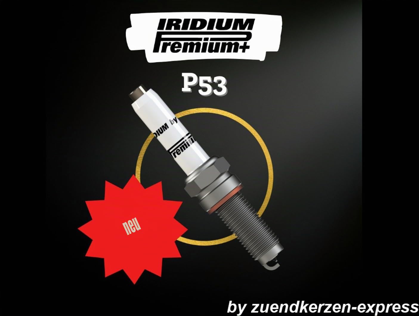 BRISK Iridium Premium+ Plus P53 QOEX14YIR 2162 Zündkerzen, 4 Stück