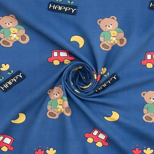 Image of Weave & Decor Cartoon Bedsheet for King Size Bed 78x78x8 Inches, Super King Size, with 2 Pillow Covers 20x30 Inches.