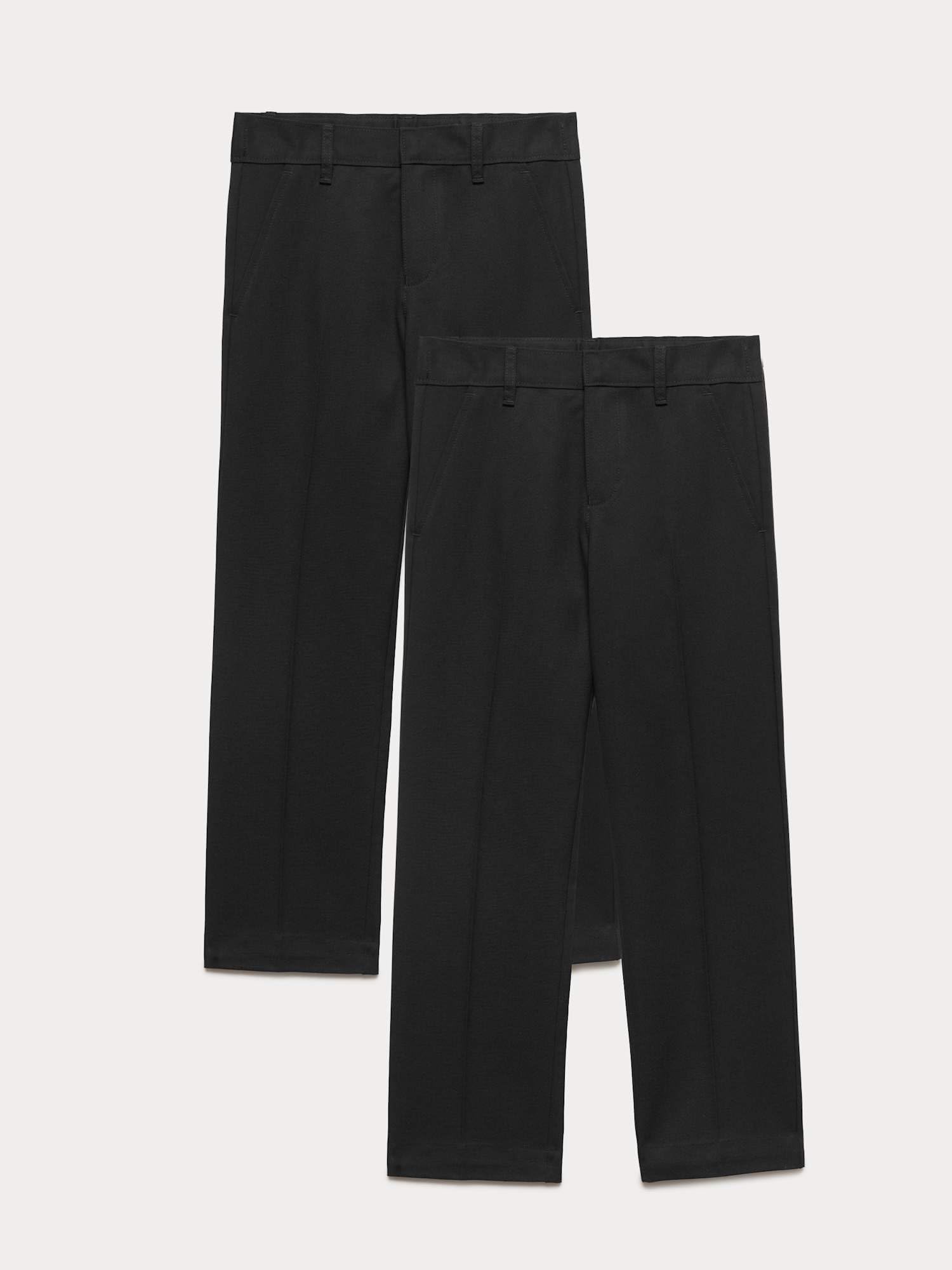 Marks & Spencer Pantalon d'École Garçon Jambes Standard Lot de 2, Coupe Standard