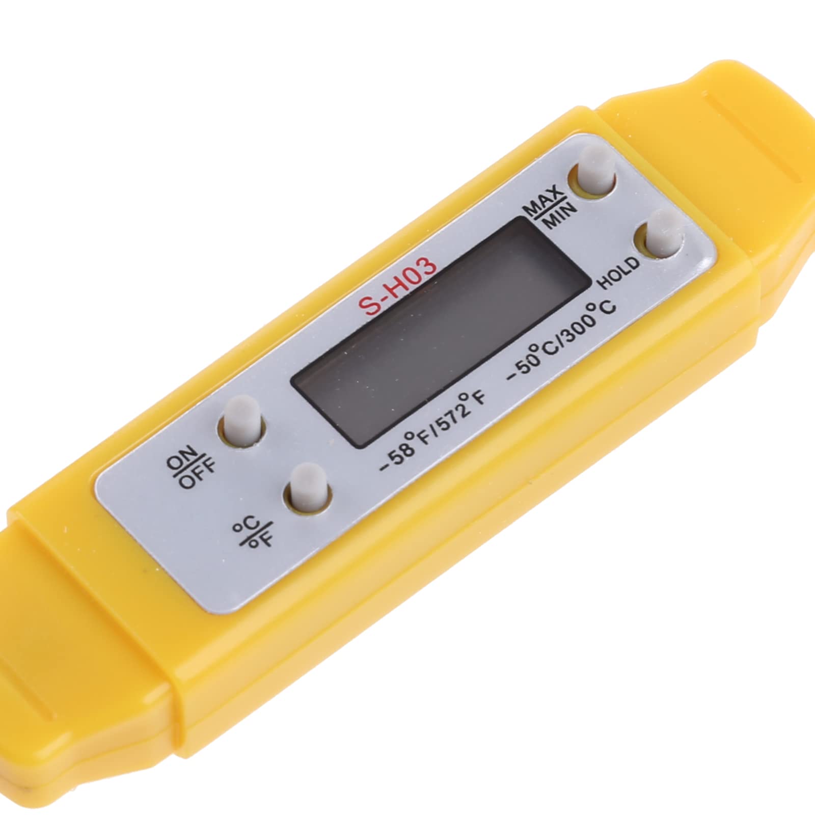 LCD Display Thermometer Digital Thermometer Water Temperature Sensor Detector Gaugee for Kitchen Cooking with Probe Thermometer for Adults and Kids Digital