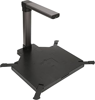 Document Camera, 8 MP Cmos Sensor Camera Scanner, Aluminium Alloy Pillar Foldable Document Scanner, Supports Grayscale Scanning, Image Editing, For Documents, Magazines, Pictures