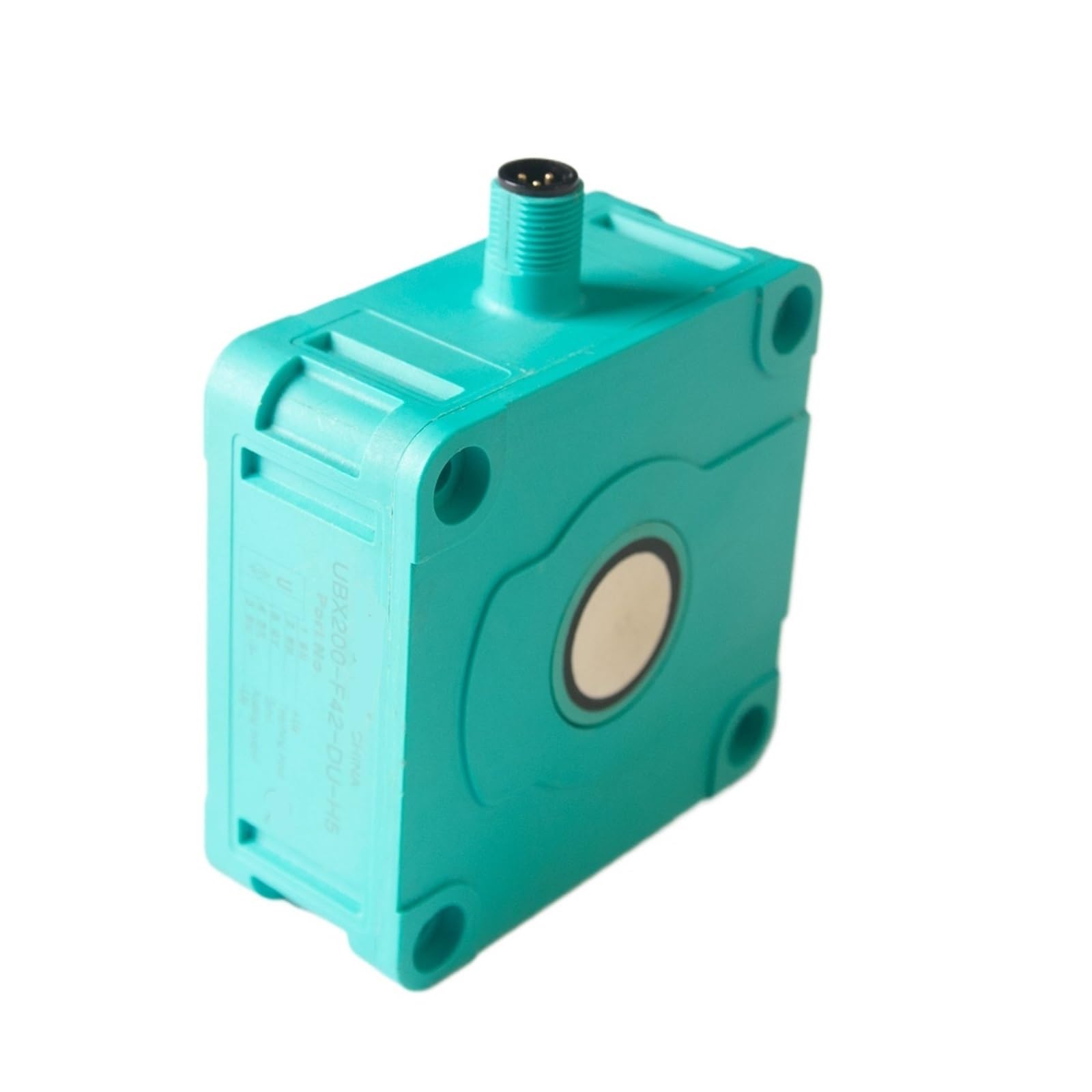 Sensor de Nivel ultrasónico NPN PNP NO NC Sensor de Interruptor de proximidad analógico DC10-30V 4-20mA Sensor de detección(Yellow)