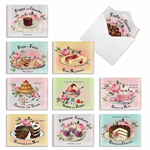 Carte de remerciement humour lot de 10 assorties M4213TYG-B1x10