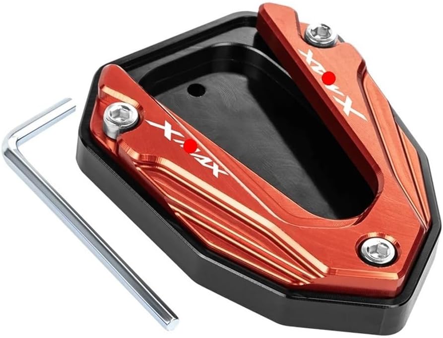 For YA&MAHA XMAX300 2023-2025. Motorcycle Side Stand Enlarger Plate Kickstand Enlarge Foot shelf Accessories(For GRAY)