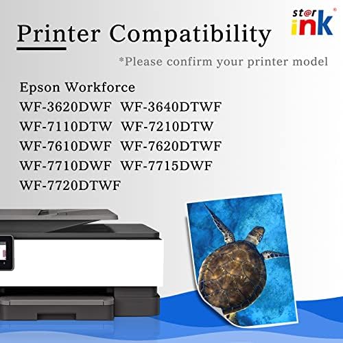 27XL Ink Cartridges for Epson 27XL Ink for Epson WF-7710 WF7710 WF-7710DWF WF-7610 WF7610 WF-7110 WF-3620 WF3620 WF-7620 WF-7715 WF-7210 WF-3640 WF3640 Black Cyan Magenta Yellow(10Pack)