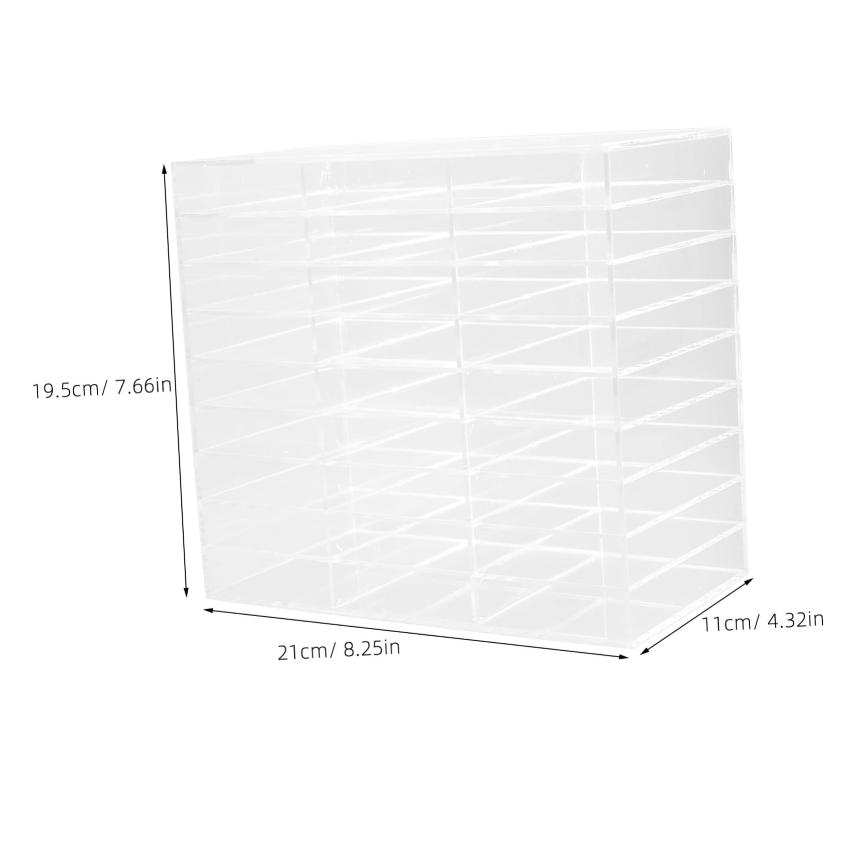 Porta Penne Per Marcatori Trasparente Organizer Da Scrivania Per Scuola e Ufficio Capacità Per Pennarelli Design Pratico e Portatile Per Famiglie e Studenti