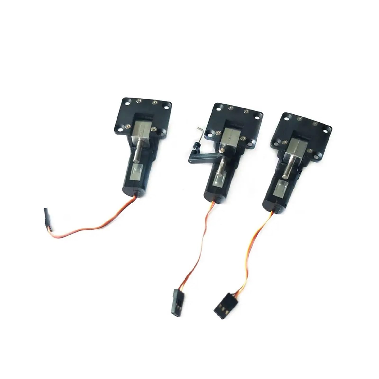 1 set di carrello di atterraggio retrattile anteriore/carrello di atterraggio principale, compatibile con aeromodelli di controllo 3KG universali