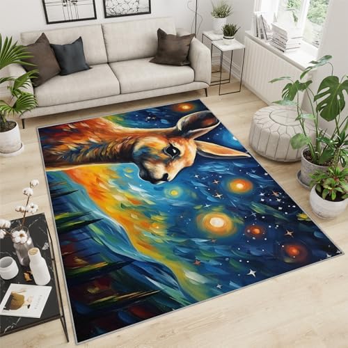 Tapis de sol art post-impressionnisme grand format 160 x 200 cm - 4