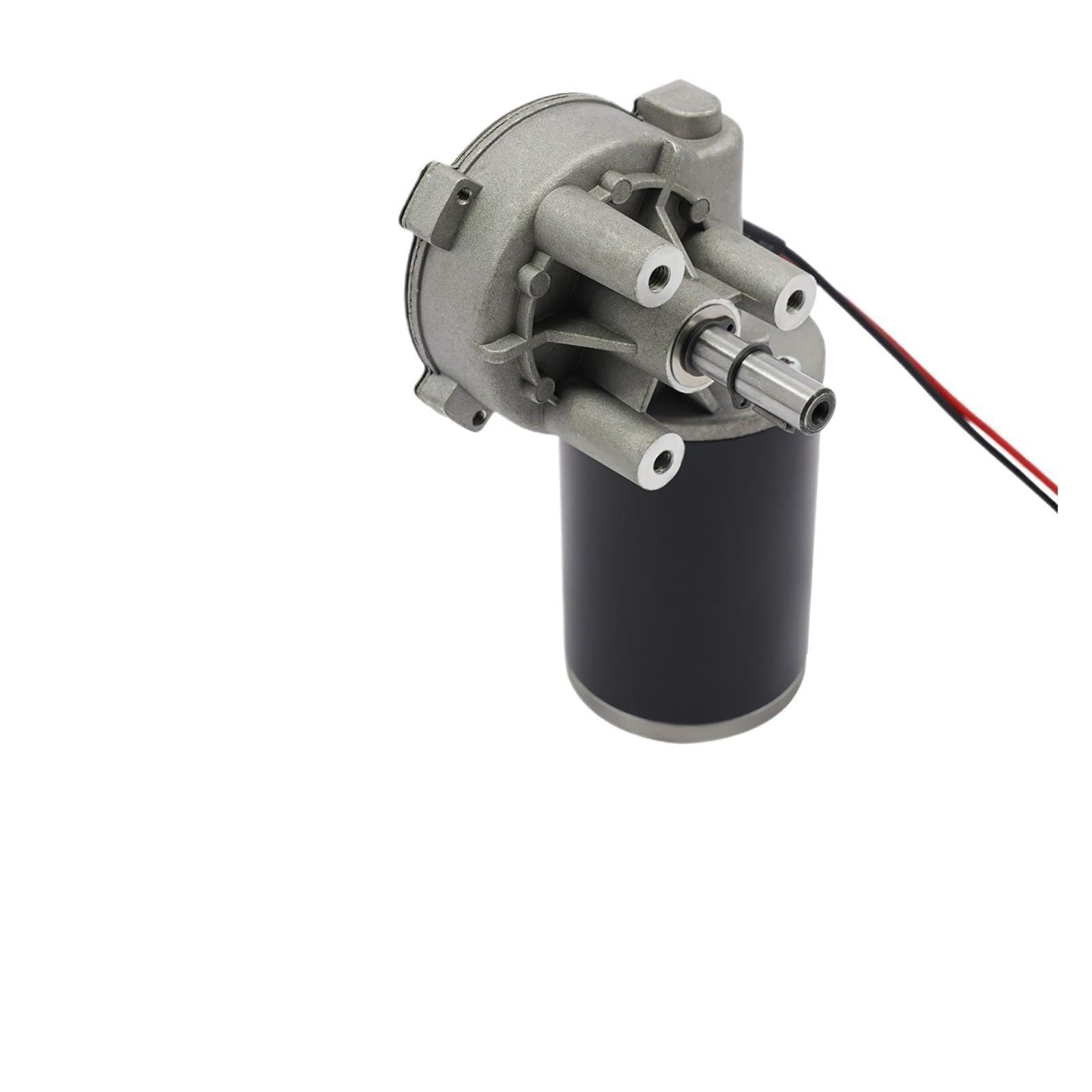 Spindelmotor, 12 V/24 V Gleichstrom-Getriebemotor, 60 W, Schneckengetriebe, 220 U/min, kompakter und leichter Mini-Metallmotor(60V)
