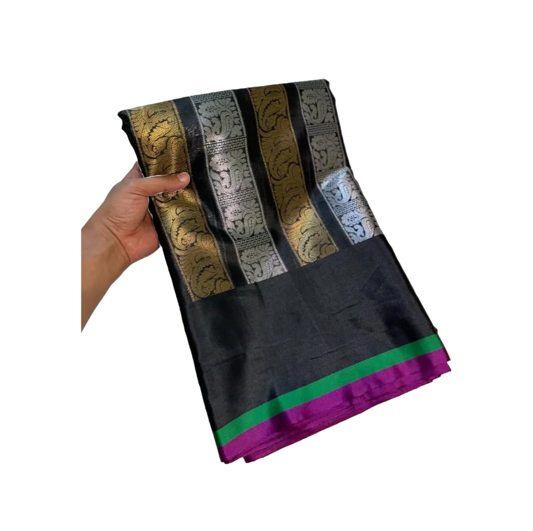 Ambani mam black saree and gold-picture-40