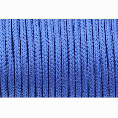 Kletterseil im Freien 3 Strang Paracord 2mm Paracord Core Outdoor Camping Seil Parachute Kabel Lanyard Zelt Multifunktions Corda Feuerrettungs-Fallschirmseil (Color : Blue, Length(m) : 50meters) Cover