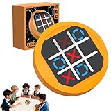 Nzkeuf Tres En Raya Electronico, 4 En 1 Tic TAC Toe, Juego De Electrónico Tic TAC Toe Bolt, Portátiles Juego De Puzzle Digital para Educación y Crecimiento de La Memoria, Regalos Educativos para Niños