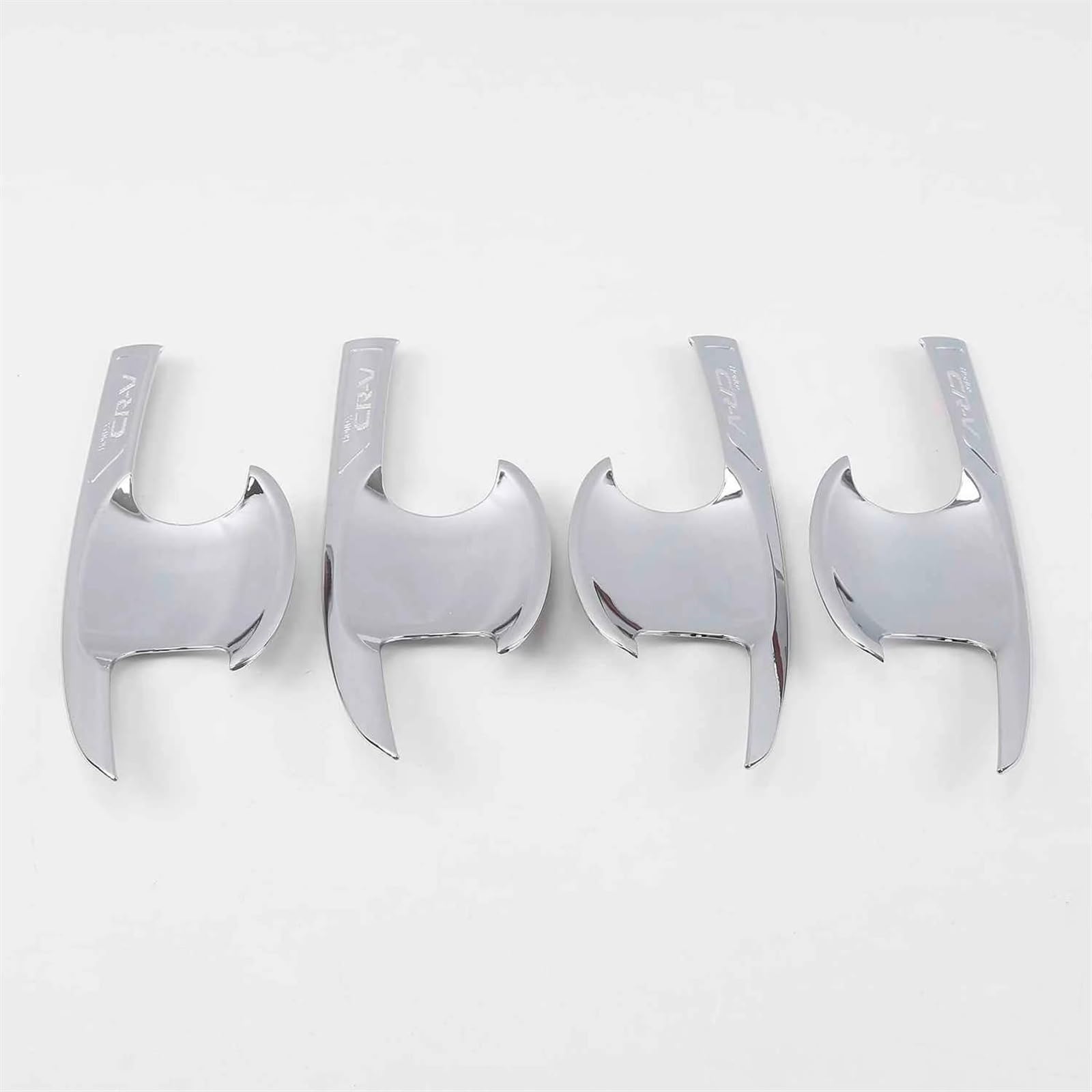 CSSPDM Carbon Fiber Chrome Car Door Handle Bowl Cover for CR-V CRV 2017-2020 2021 Accessories Sticker(Chrome C)