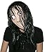 MOMO Halloween MASK Props - Creepy Horror Scary Latex Realistic Full Head with Wig Cosplay Costume Mask Decoration Party (Momo)