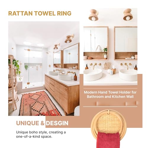 Lusydeco TOWEL-RINGS-2024 Boho Hand Towel Rings For Bathroom Wall thumb #6