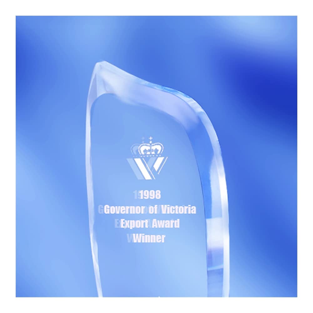 For la K9 Trofeo de Cristal Grabado o Palabras Copa de la Liga Copa de Premio de Cristal for el Ganador de la Competencia Deportiva Premio de campeón de Recuerdos Inicio Colecciones