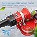 HTAXSCC Electric Diamond Polisher Machine with 3pcs Diamond Concrete Grinding Wheels for Polishing and Cleaning Stone Concrete Surface, Cement, Marble, Rock, Granite, and Thinset Removing