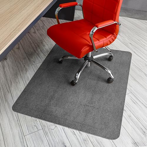 Björn&Schiller Bodenschutzmatte 100 x 120 cm, rutschfeste Bürostuhlunterlage, Bodenmatte,...