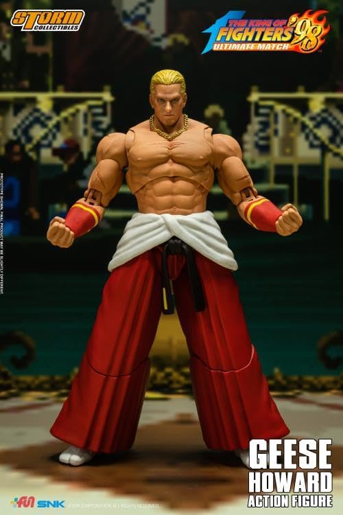 Miniatura 5 de Storm Collectibles King of Fighters '98 Ultimate Match - Figura de gansos Howard (7.1 in)