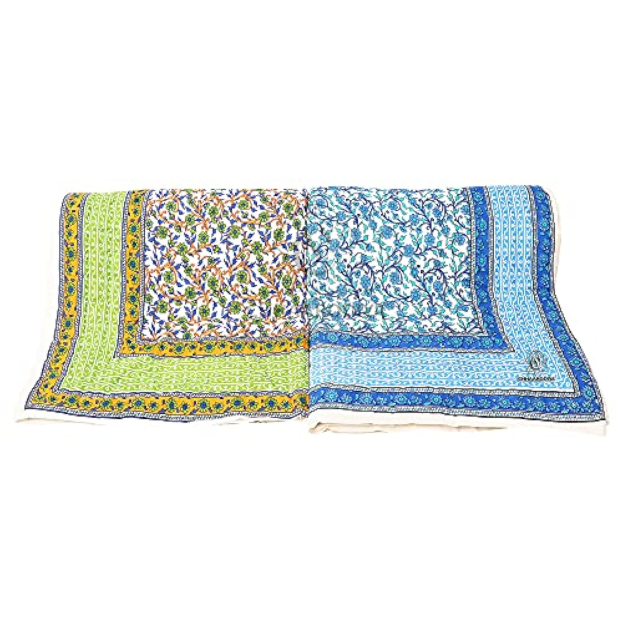 Jaipuri Rajasthani Traditional Pure Cotton Single Bed Quilt