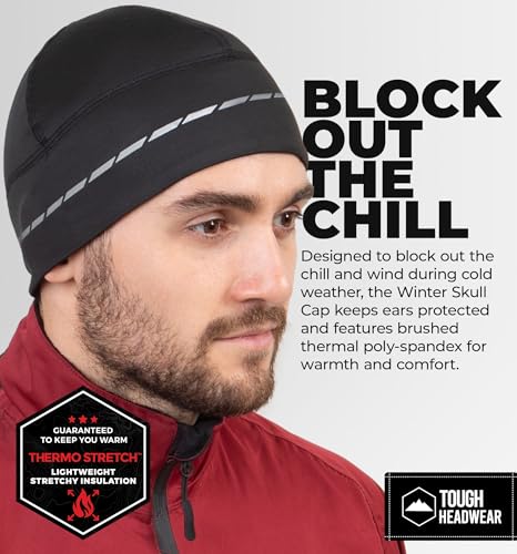 image for Tough Headwear Skull Cap - Skull Caps for Men and Women - Motorcycle B