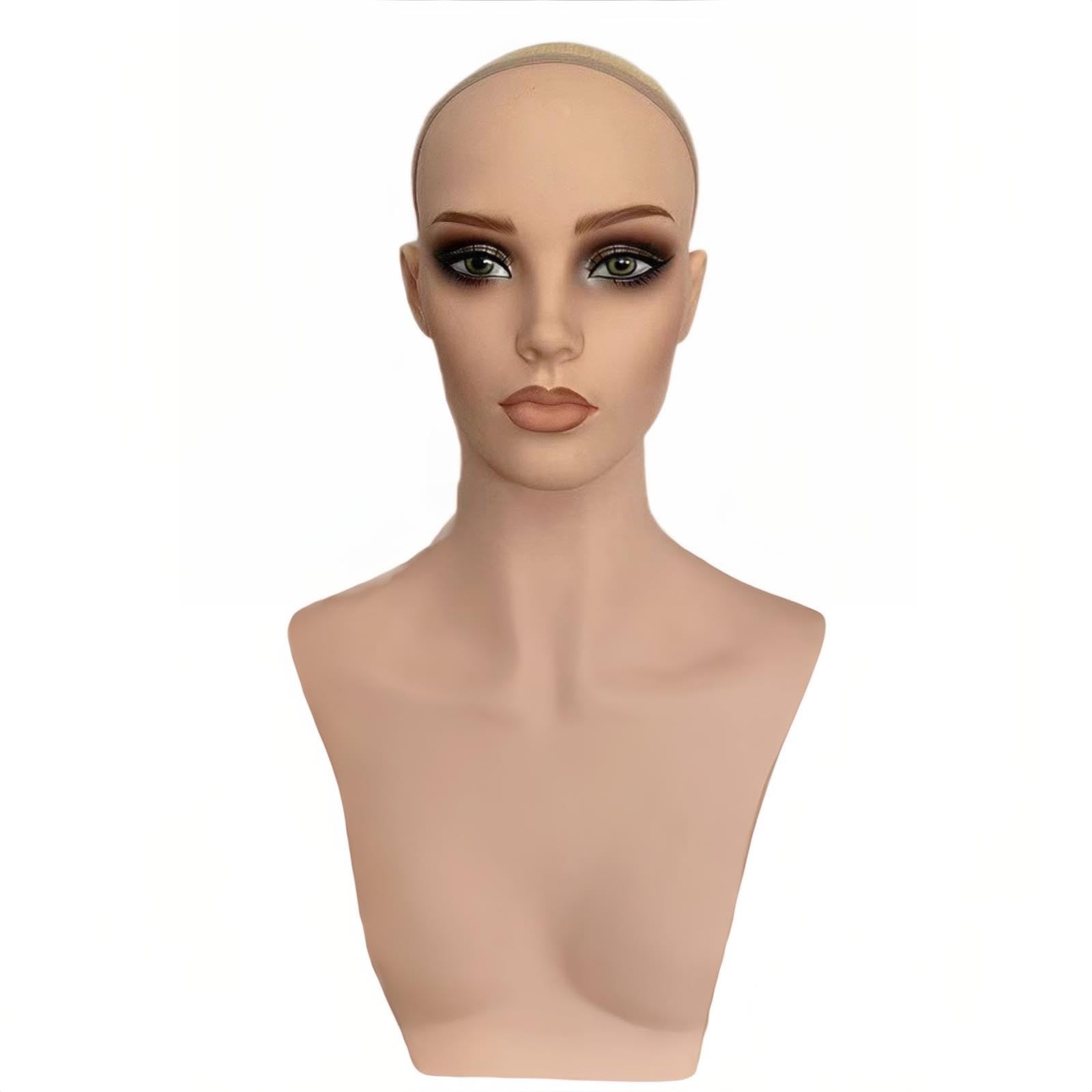 Busto Testa Manichino, Busto Femminile Parrucche Esposizione Gioielli