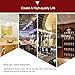 Wine Rack Wall Mounted with Wine Glass Rack Floating Bar Shelves for Liquor Bottles with LED Light Liquor Bottle Display Shelf Wall Bar Cabinet Mini Bar for Home Bar Dining Room Kitchen Living Room(Bl
