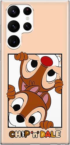 Miniatura 1 de ERT GROUP Funda de teléfono móvil para Samsung S22 Ultra Original y con licencia oficial de Disney Patrón Chip & Dale 005 adaptado de manera óptima
