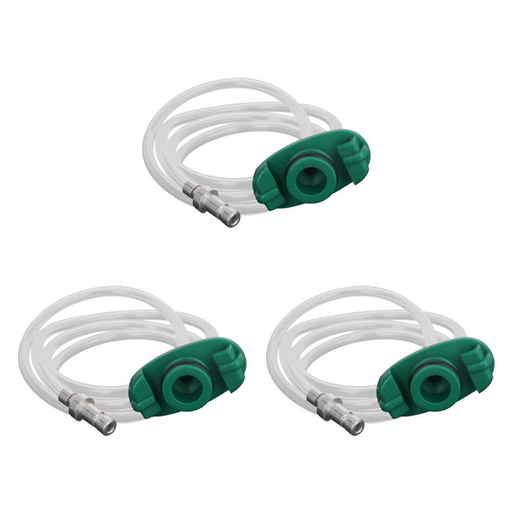 Jutagoss 3 Pcs Air Tube 30cc Glue Adhesive Dispenser Syringes Connector Adapter for Industrial