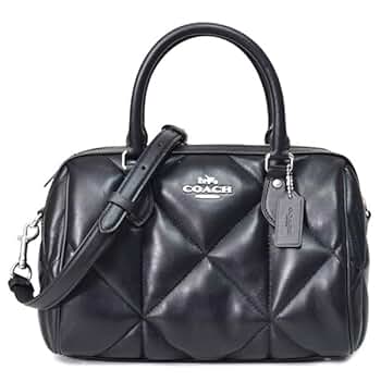 美品✨COACH　コーチ　ラムレザー　本革　キルティング　ベスト　ブラック　M Amazon.co.jp: [コーチ] バッグ レザー キルティング パフ