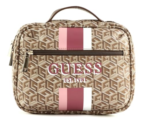 GUESS Wilder Tech Organizer Taupe Logo protège vos chargeurs des chocs