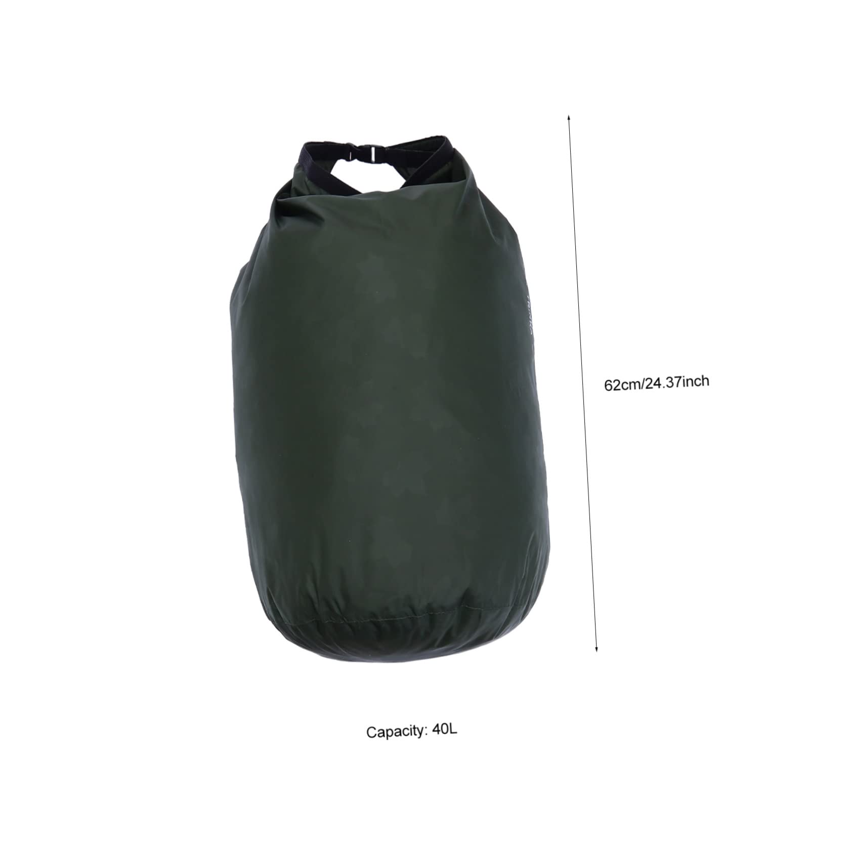 BESPORTBLE Waterproof Bags for Kayaking 40l Storage Pouch Durable Polyester Compact and Easy to Roll for Transport