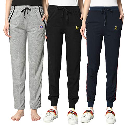Image of Mack Jonney Women's Cotton | Lower |Casual Style Pajama |Lounge Pant for Women (Pack of 3)-Vj-Mtp-Group18