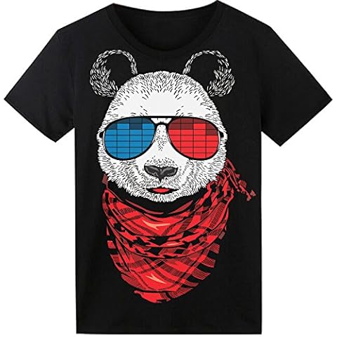 LED T Shirt Sound Activated Glow Shirts Light up Equalizer Clothes for Party - black - Medium Cover
