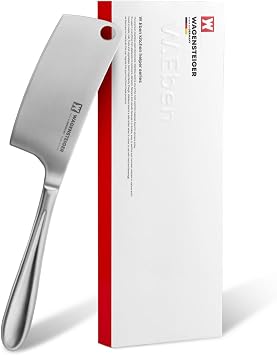 WAGENSTEIGER 100% Stainless Steel Butter Knife Spreader, Cocktail Cheese Knife for Condiments, Jam, Pastry & Butter, Ergonomic Handle Design, Perfect for Cutting or Spreading Cheese & Butter