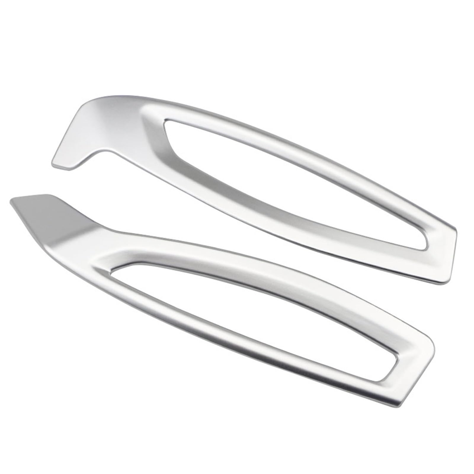 for Toyota for C-HR for CHR 2016-2022 Stainless Steel Interior Car Air Conditioning Vent Outlet Cover Trim Sticker LHD RHD Car Trim Interior(Chrome RHD)