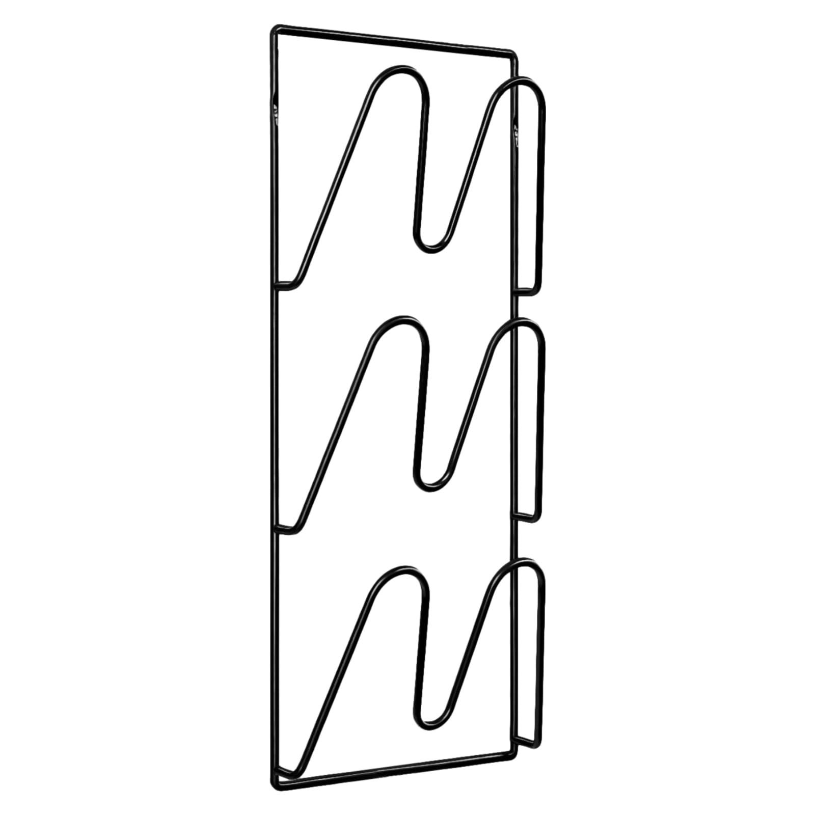 Deckelhalter für die Küche, wandmontiertes Metallregal ohne Bohren, U-förmige Nut für verschiedene Deckel, zur ordentlichen Aufbewahrung von Topfdeckeln und Küchenzubehör an der Wand