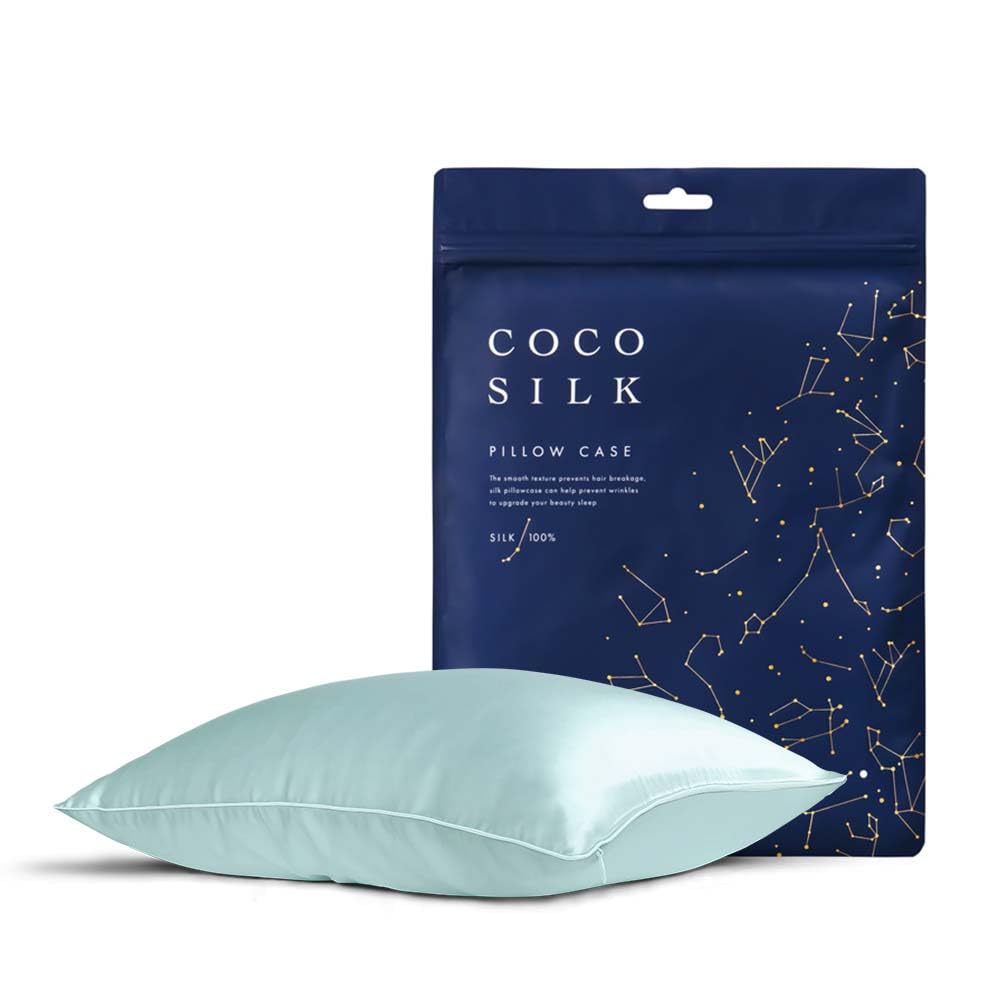Amazon｜[COCOSILK] シルク100％ 枕カバー 両面 19匁 ファスナー 43
