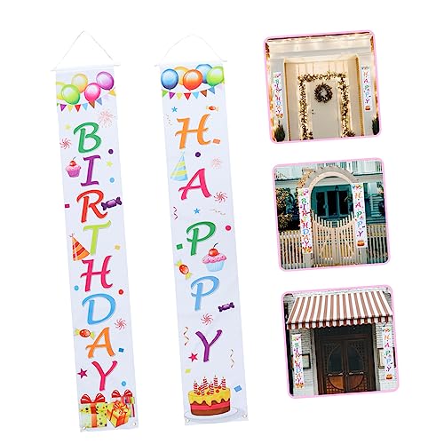 Hoement 1 Par Festa De Aniversário Dístico De Porta De Aniversário Cabide De Porta De Aniversário Ba