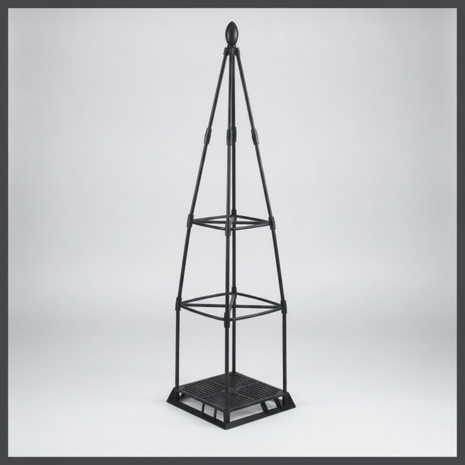 Support pour Fleurs Facile à Installer, Diamètre 27,5 Cm × Hauteur 129 Cm