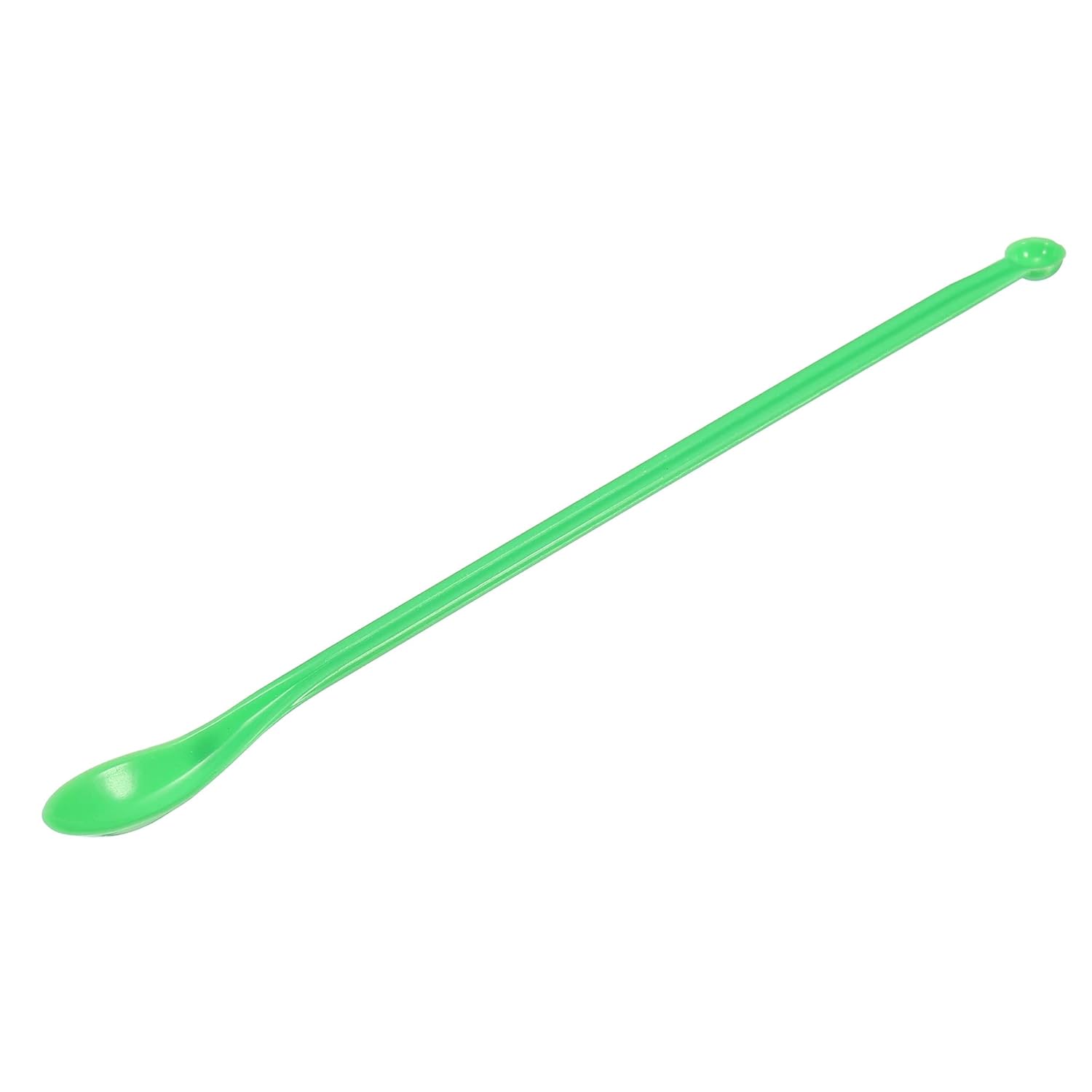 MECCANIXITY Micro Lab Spoons 7.48" Plastic Green Powders Sampling