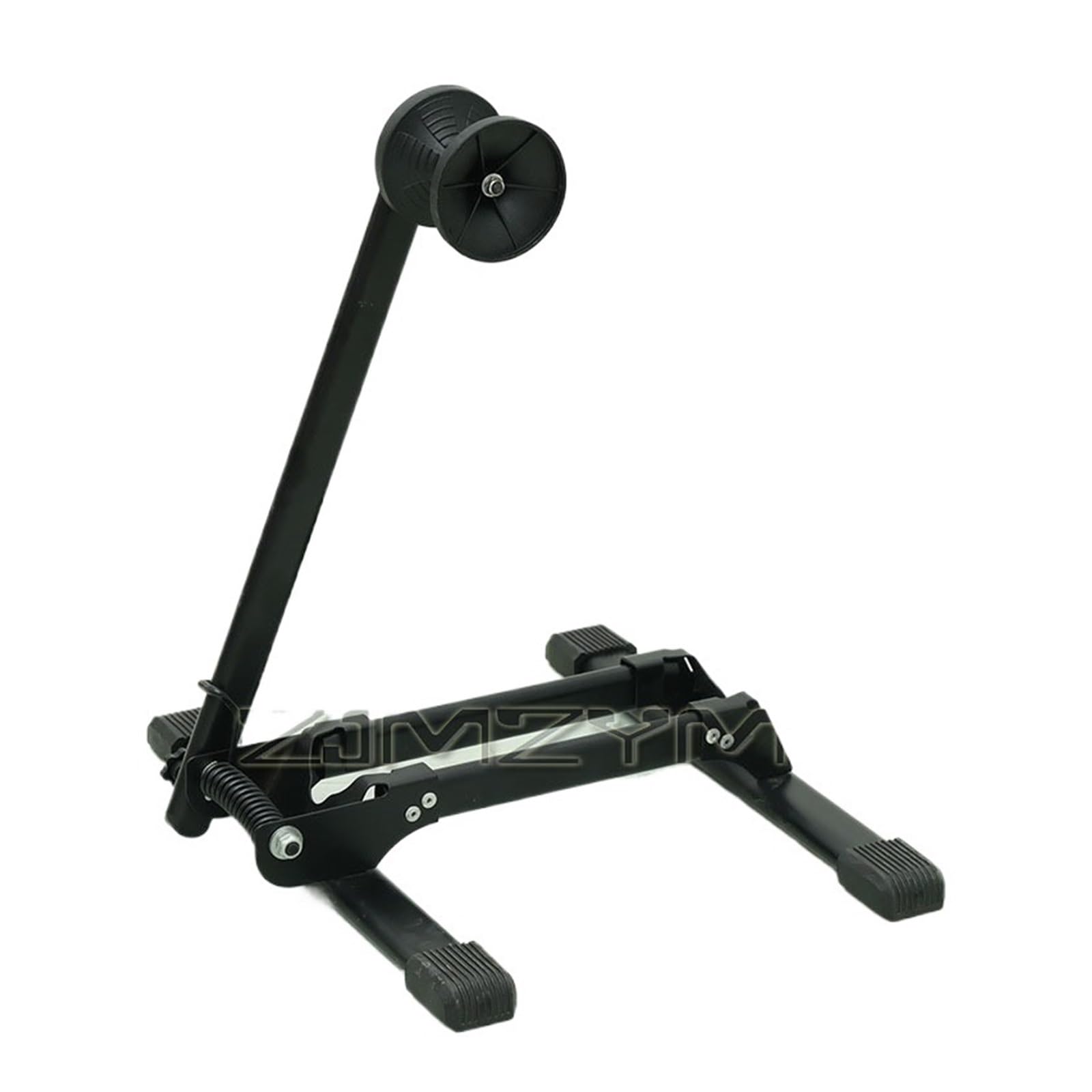 Bisxhvqjzkc Black Carbon Steel Folding Bike Floor Parking Rack